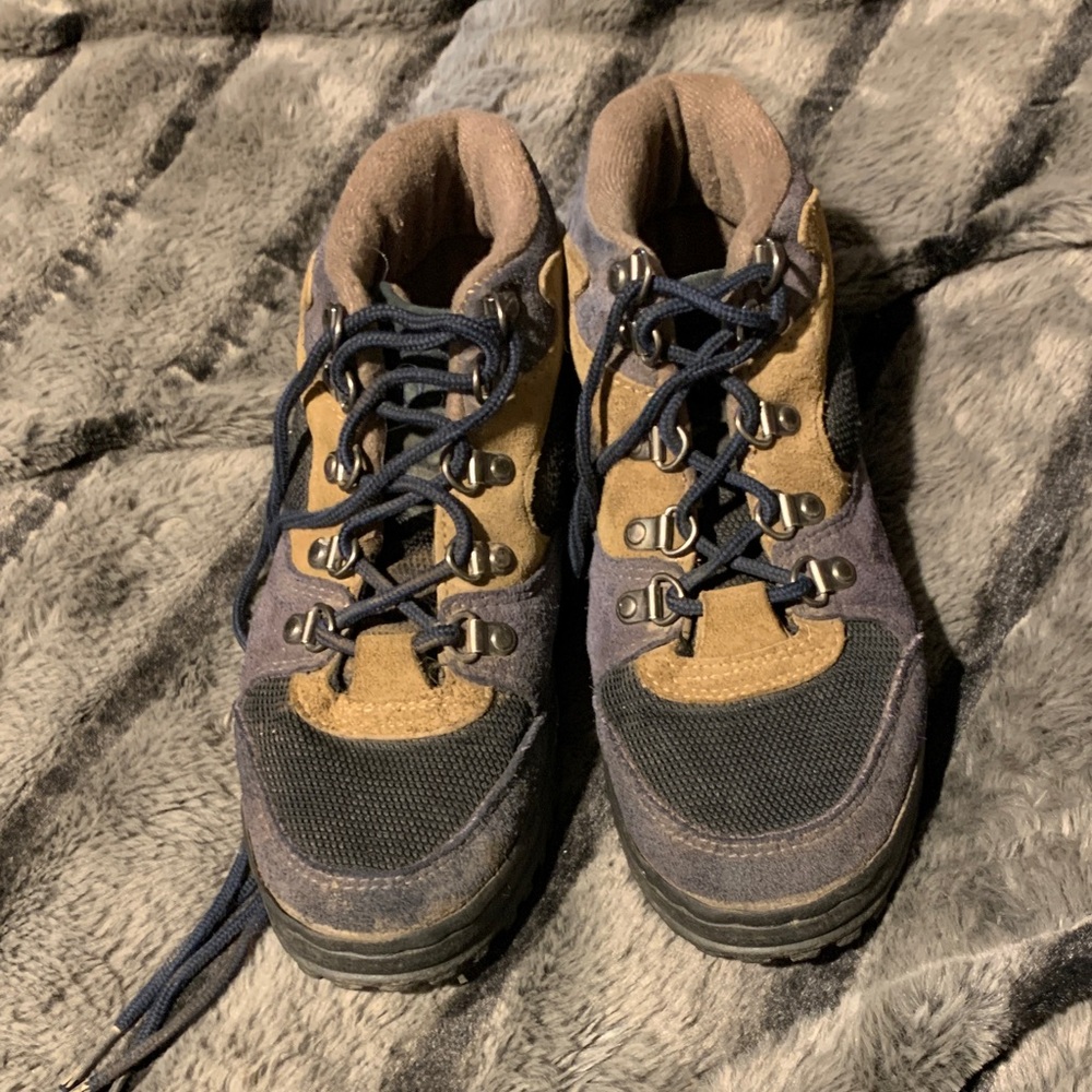 #371 Men's Brown and Black Hiking Shoes